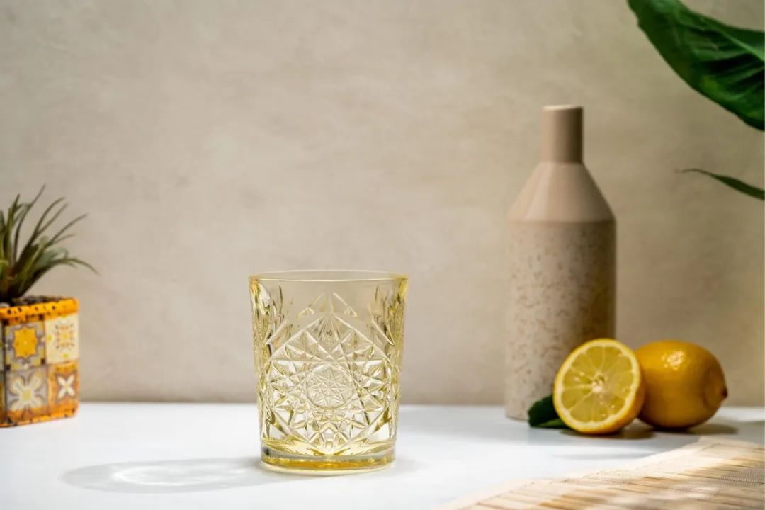 Libbey Hobstar Drinkglas Geel 355ml - 6 Stuks