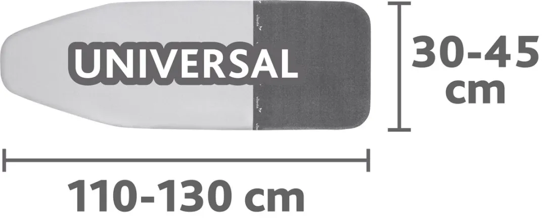 Vileda Rapid Strijkplankhoes 136253 - Grijs