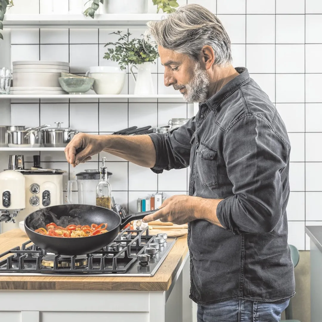 KitchenAid Classic Wok 28cm - Zwart - Inductie