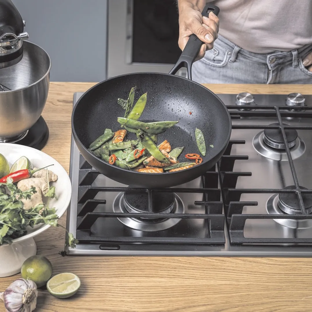KitchenAid Classic Wok 28cm - Zwart - Inductie