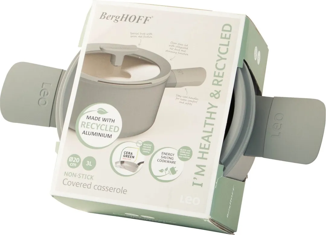 BergHOFF LEO Kookpot Balance Moonmist - 3L - Ø20cm - Grijs