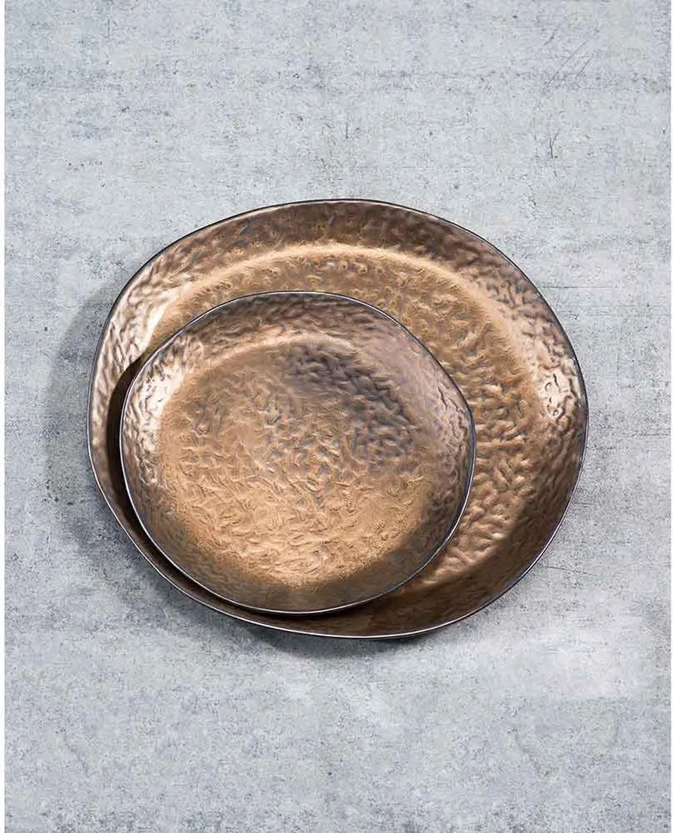 Cosy&Trendy Copernico Plat Bord 21cm - Koper - afbeelding 3 van 4