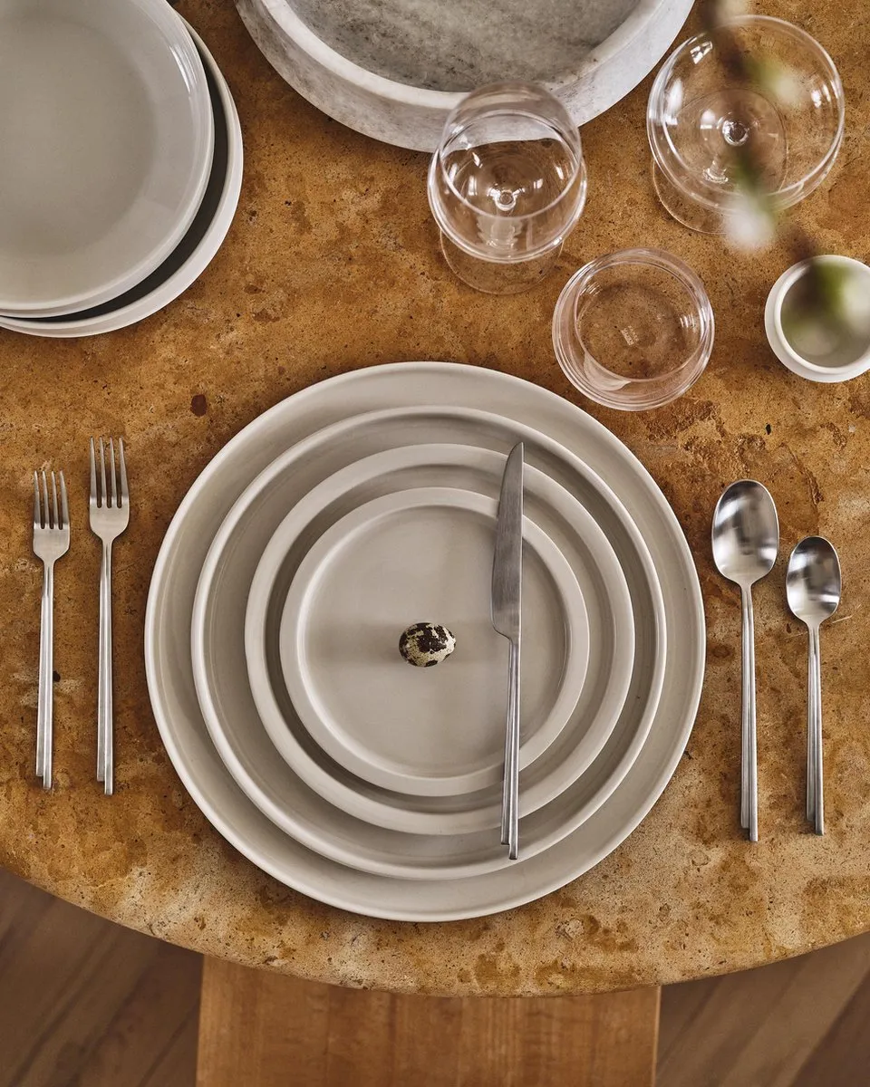 Serax Dune By Kelly Wearstler Onderbord Ø33cm - 2 Stuks - Alabaster
