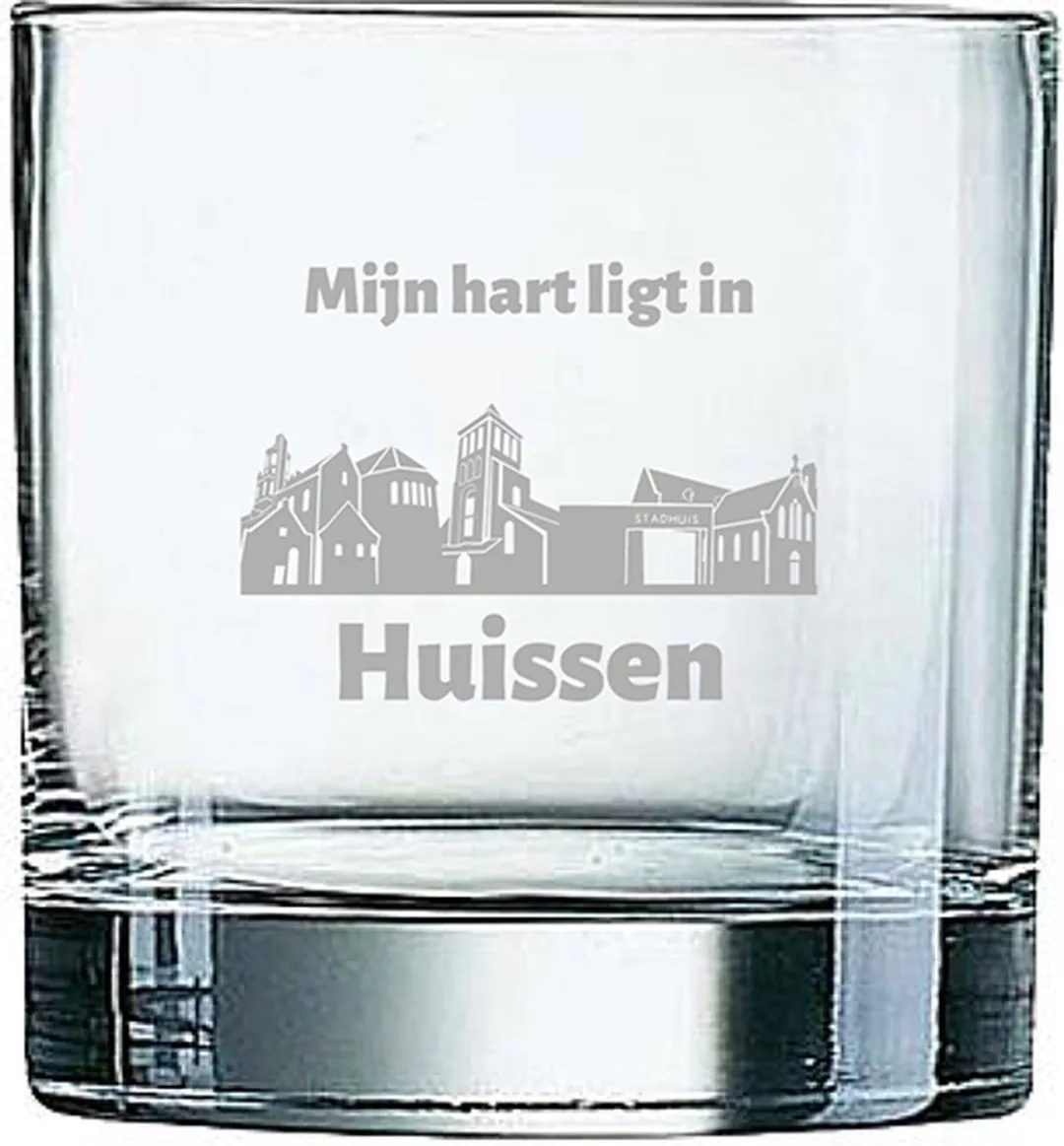 Arcoroc Huissen Gegraveerd Whiskeyglas 38cl