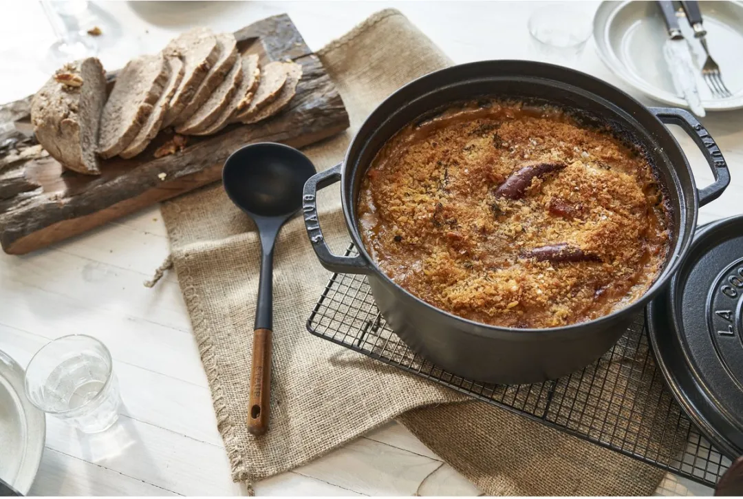 Staub Ronde Braadpan Ø28cm - Zwart - afbeelding 6 van 6