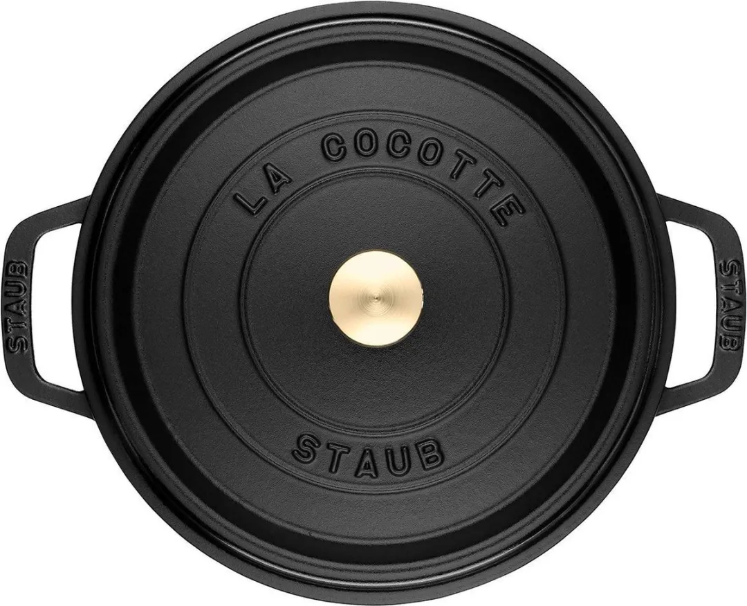 Staub Ronde Braadpan Ø28cm - Zwart