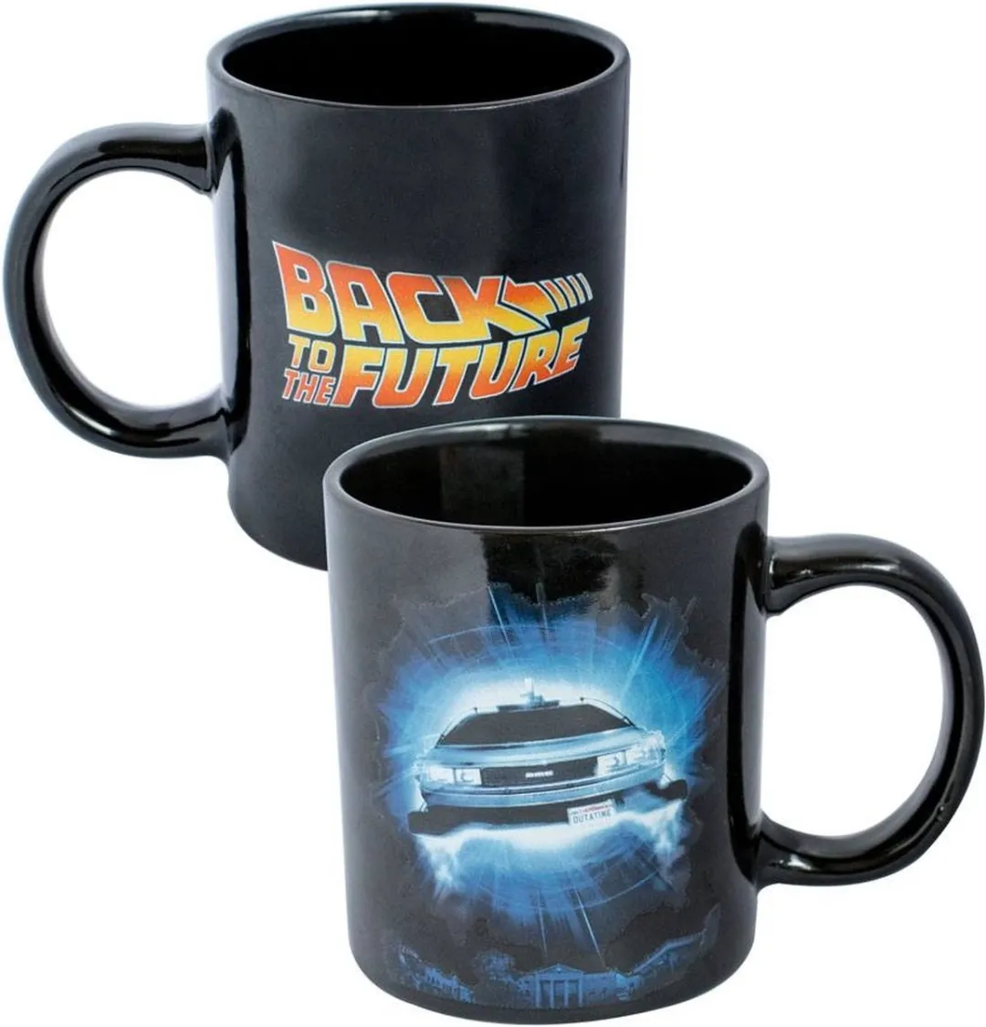 Joy Toy Back to the Future Keramische Mok 320ml - Zwart
