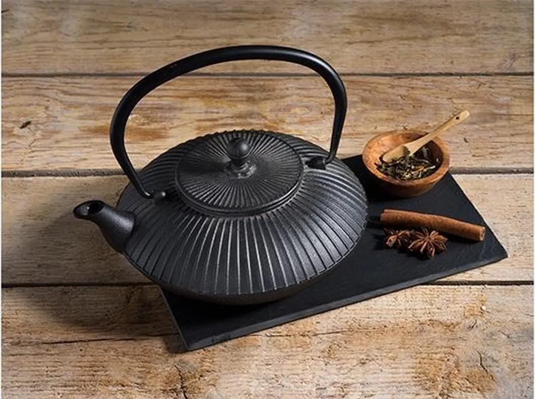 Cosy&Trendy Stria Theepot 1,5L - Gietijzer - Zwart - afbeelding 2 van 3