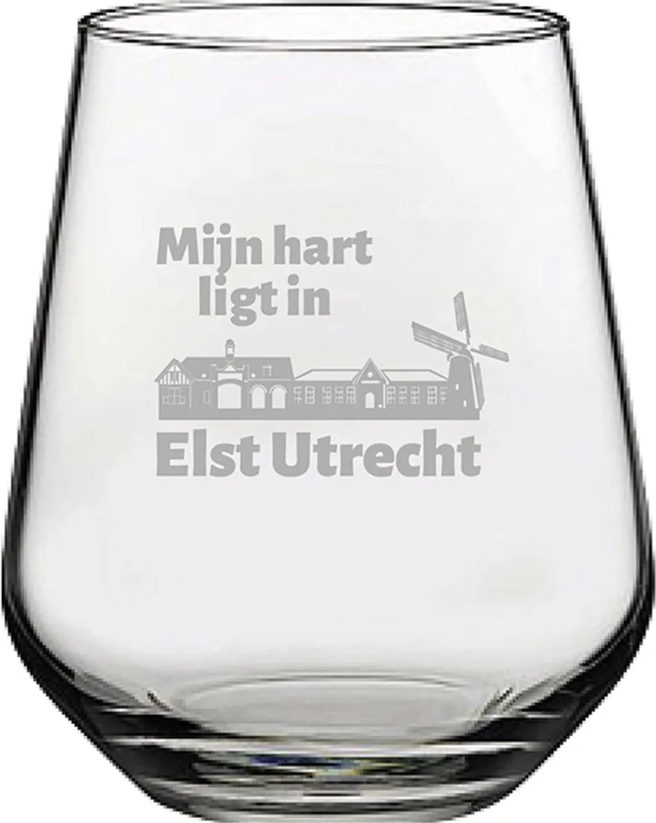 Pasabahce Gegraveerd Drinkglas Elst Utrecht 42,5cl