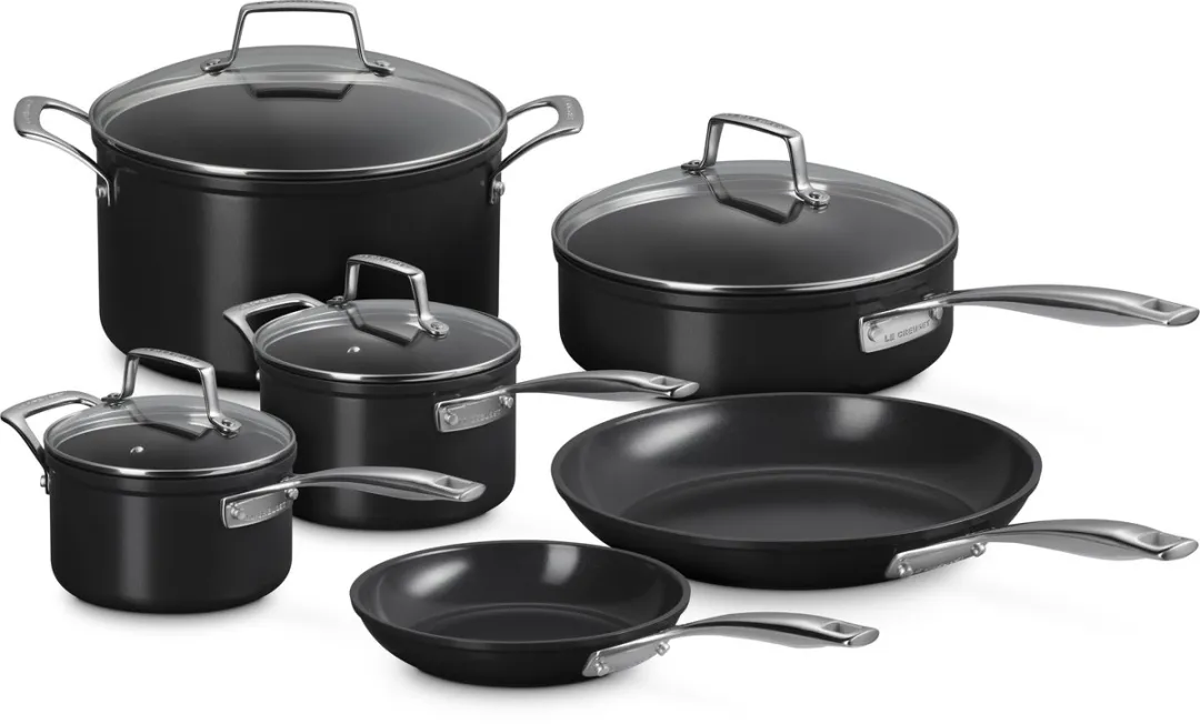 Le Creuset Essential Keramische Kookpannenset 6-delig - Zwart