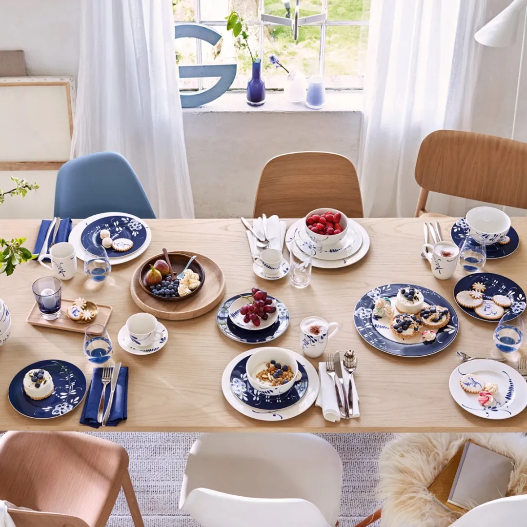 Villeroy & Boch Vieux Luxembourg Brindille Plaatsbord 30cm - Blauw - afbeelding 6 van 6