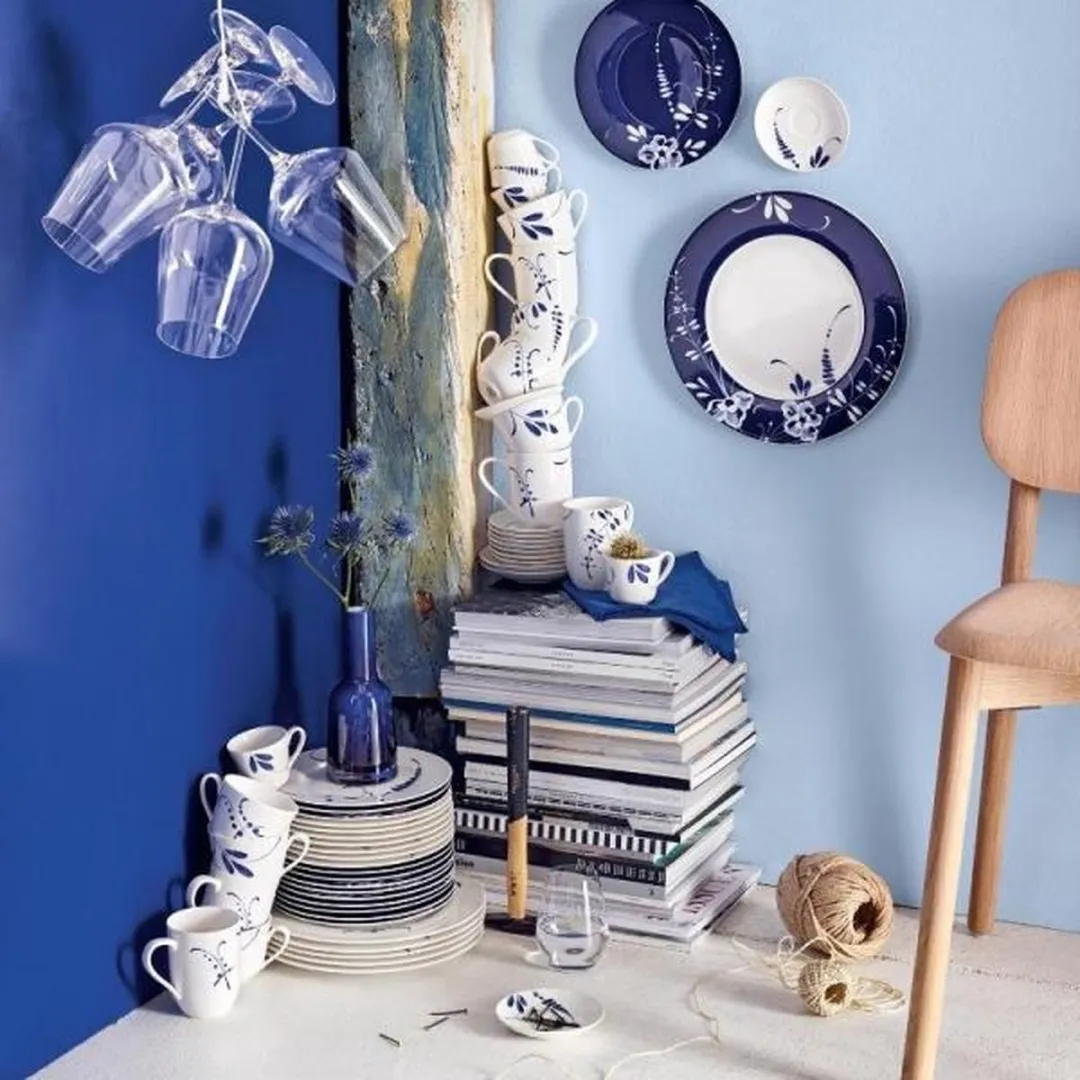 Villeroy & Boch Vieux Luxembourg Brindille Plaatsbord 30cm - Blauw