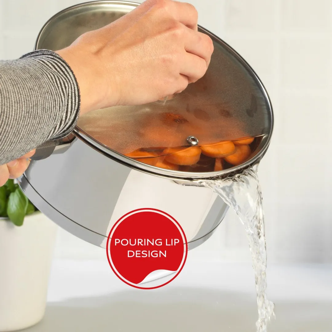 Russell Hobbs Excellence Steelpan 18cm - Zilver