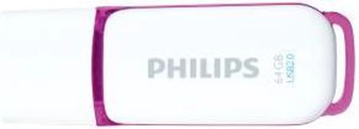 Philips USB-Stick FM64FD70B 64GB - Wit
