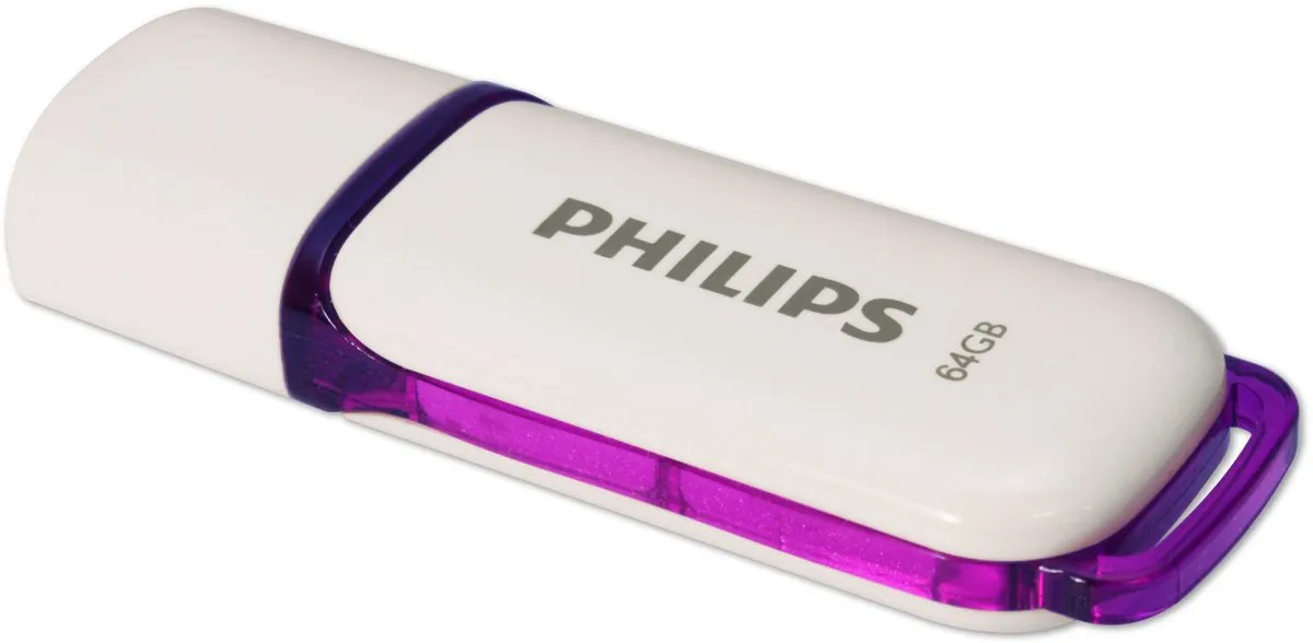 Philips USB-Stick FM64FD70B 64GB - Wit