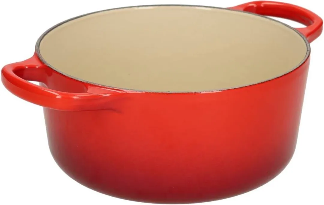 Le Creuset Gietijzeren Braadpan 2,4L - Ø20cm - Kersenrood - afbeelding 6 van 6