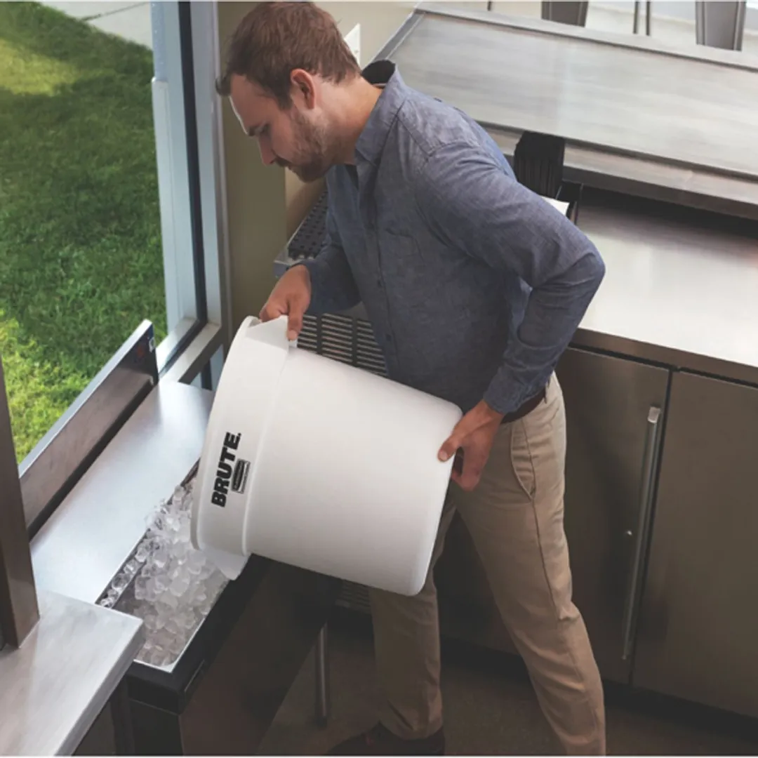 Rubbermaid Brute FG261000WHT Afvalbak - 38L - Wit
