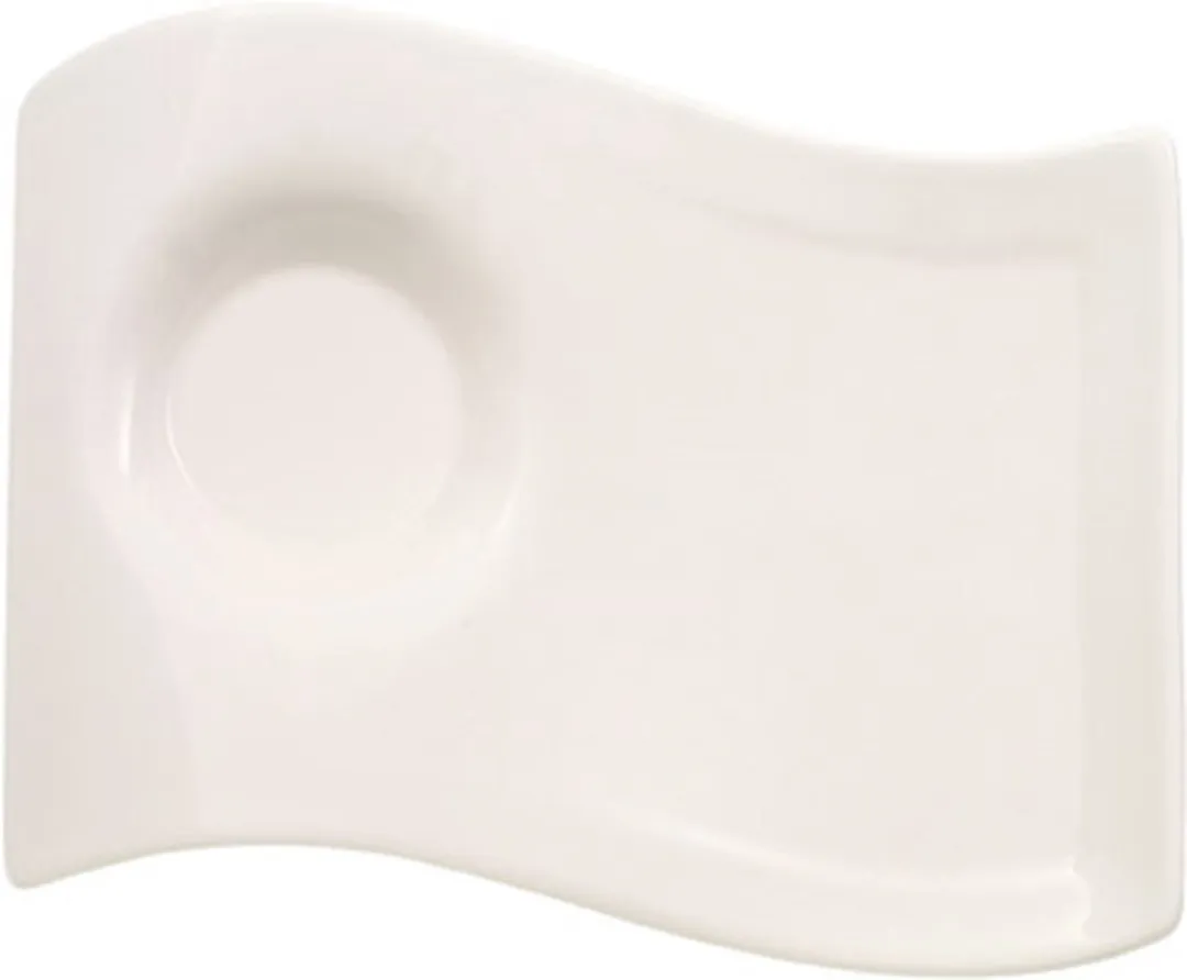 Villeroy & Boch New Wave Espresso Schotel 17x13cm - Wit