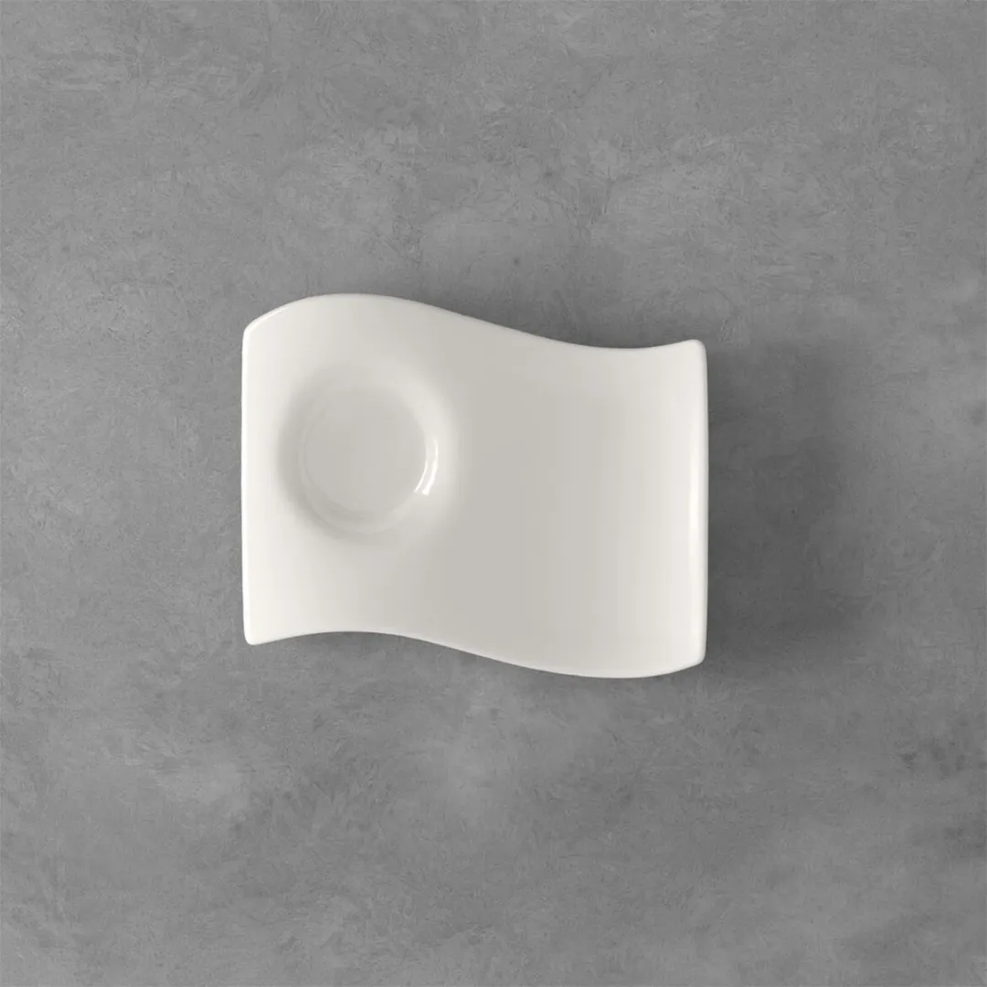 Villeroy & Boch New Wave Espresso Schotel 17x13cm - Wit