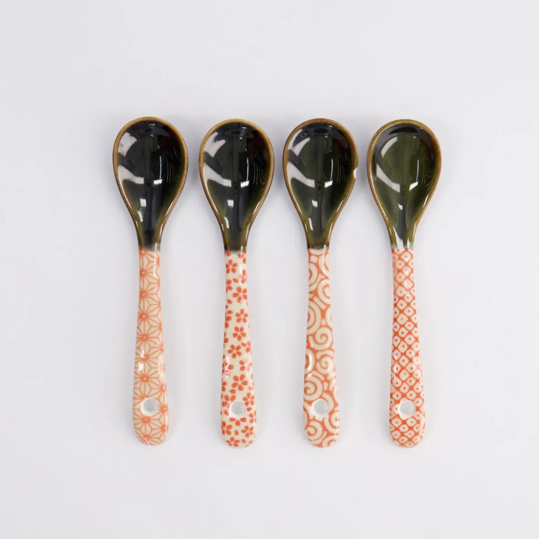 Tokyo Design Studio MU-8007/B Ramen Lepelset 4-delig