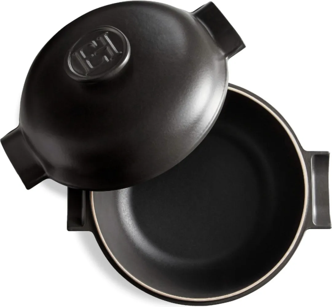 Emile Henry Delight E-box Kookpan 4.0L - Zwart