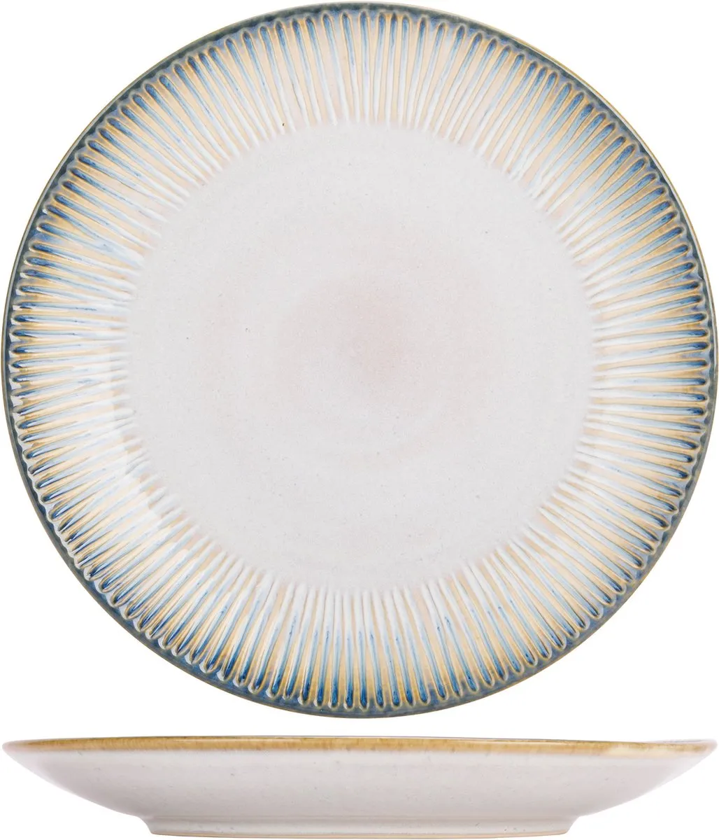 Cosy&Trendy Dinerbord Listra - 25cm - Blauw