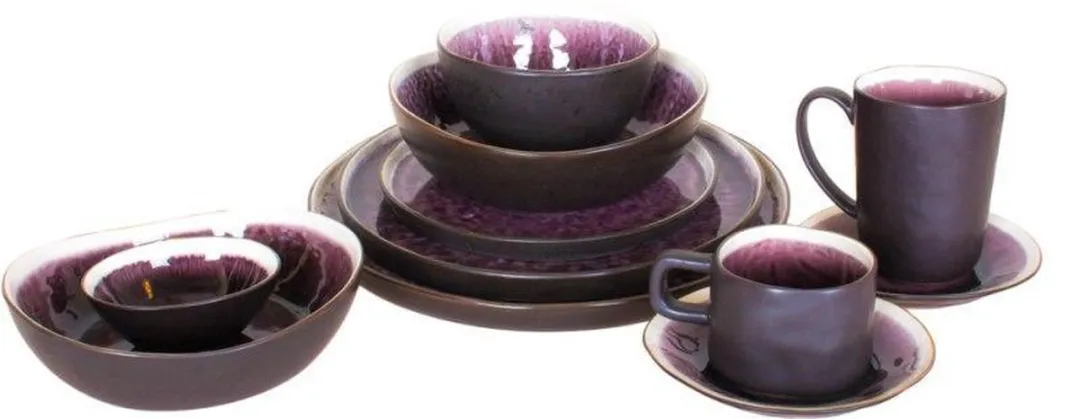 Cosy&Trendy Laguna Kop 8,5cm - 230ml - Paars - 4 Stuks