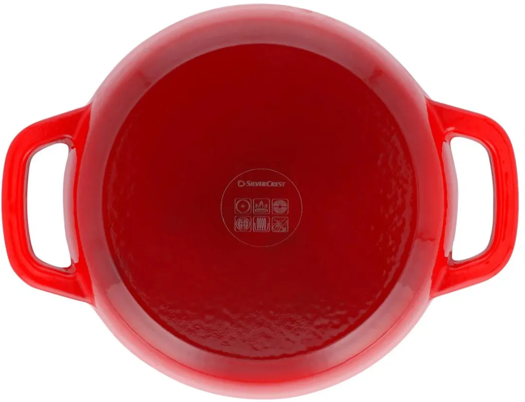 Silvercrest Gietijzeren Broodpan 1.6L - Rood