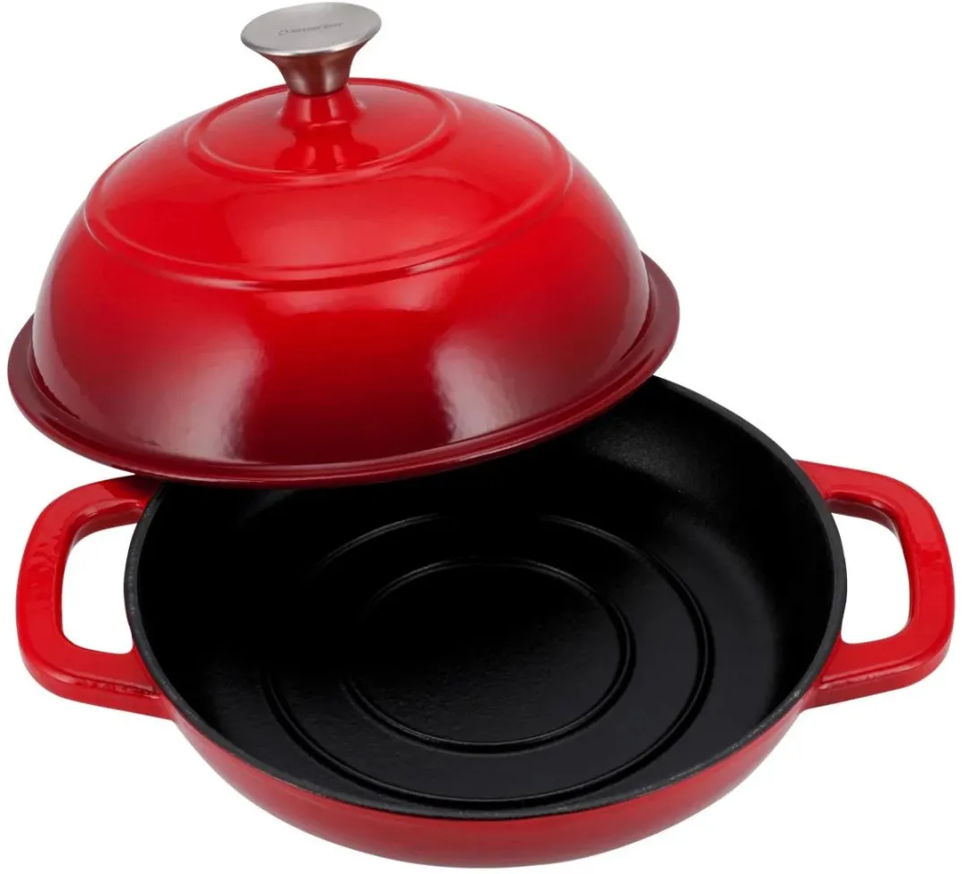 Silvercrest Gietijzeren Broodpan 1.6L - Rood - afbeelding 6 van 6