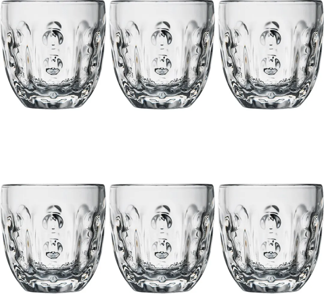 La Rochère Géométrique Espressoglas 10cl - 6 Stuks