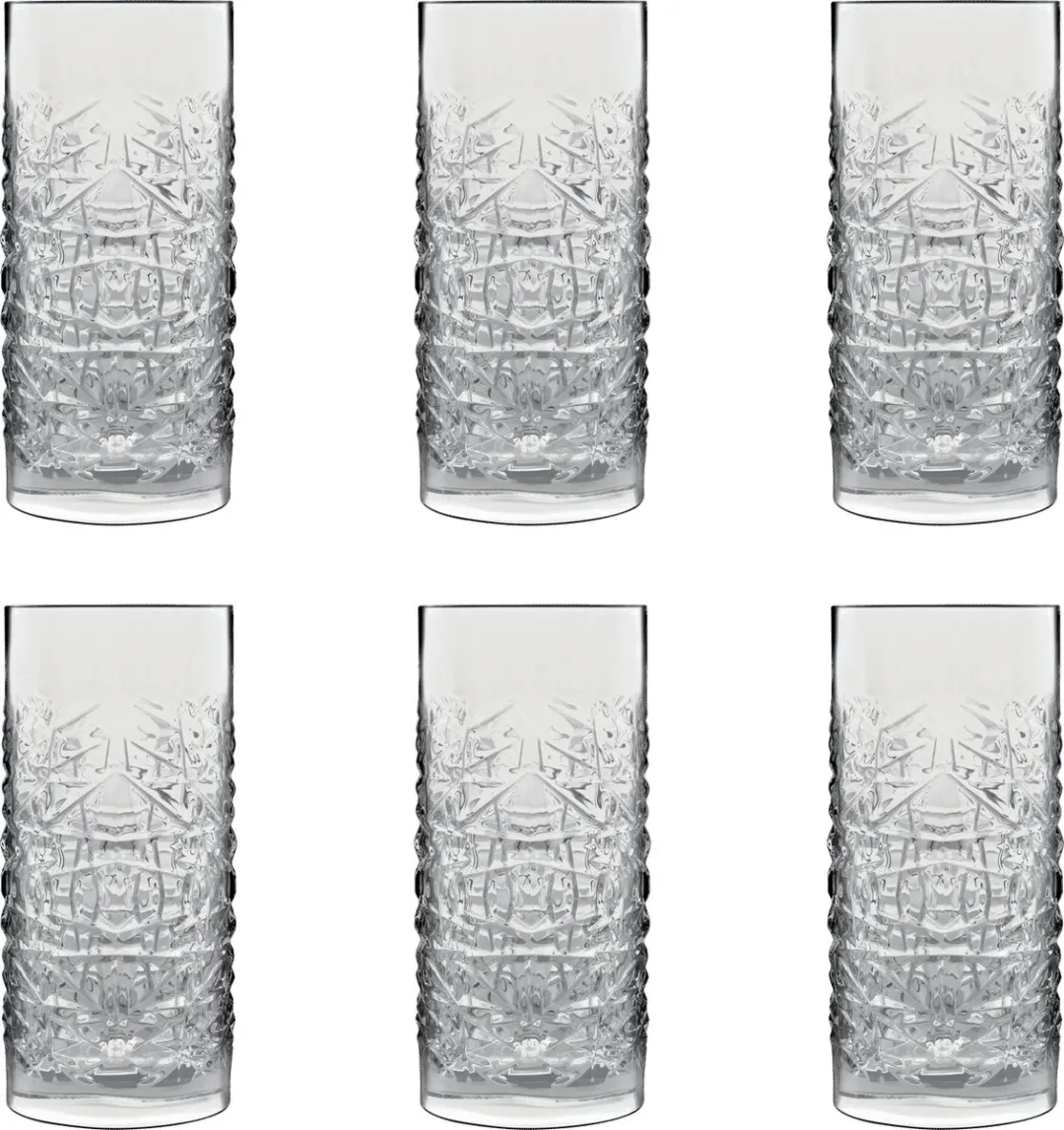 Luigi Bormioli Mixology Textures Longdrinkglas 48cl - 6 Stuks