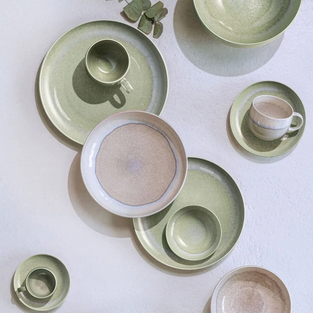 Villeroy & Boch Perlemor Alga Serveerschaal 22cm - Groen