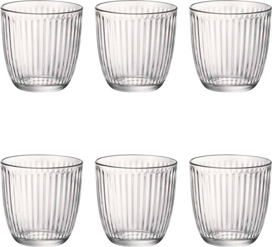 Bormioli Rocco Drinkglazen - 6x stuks - transparant - 290 ml - waterglazen - Tumblers