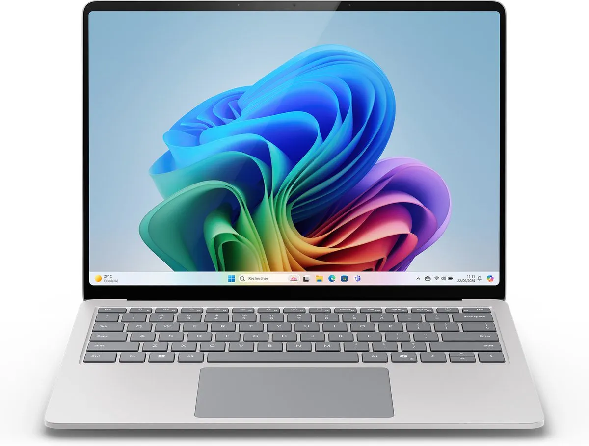 Microsoft Surface 7 CoPilot+ Laptop - 13.8" Touchscreen - Snapdragon X Plus - 16GB/512GB - Platinum