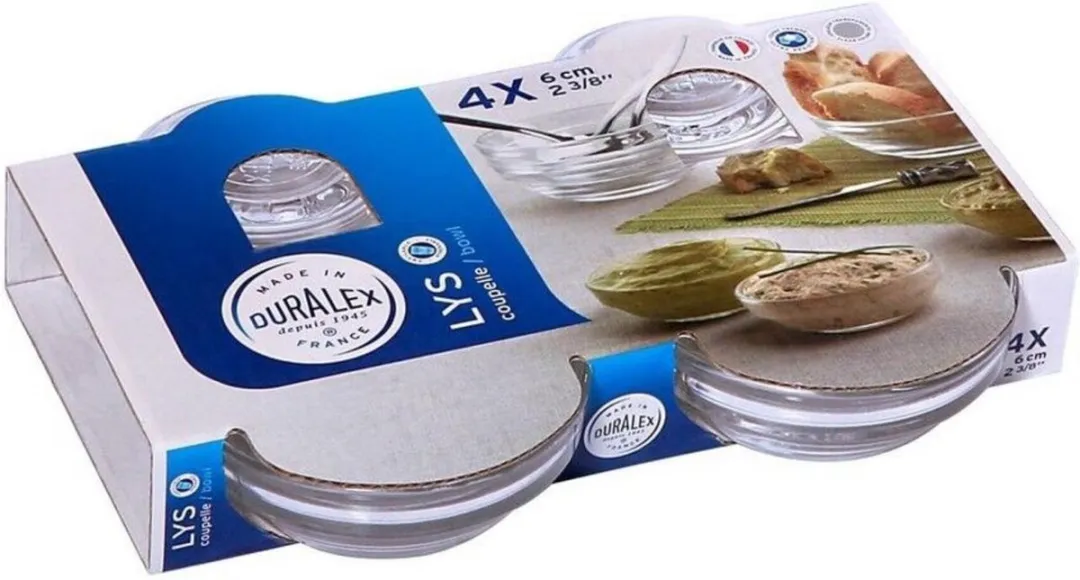 Duralex Lys Kom 6cl - 4 Stuks