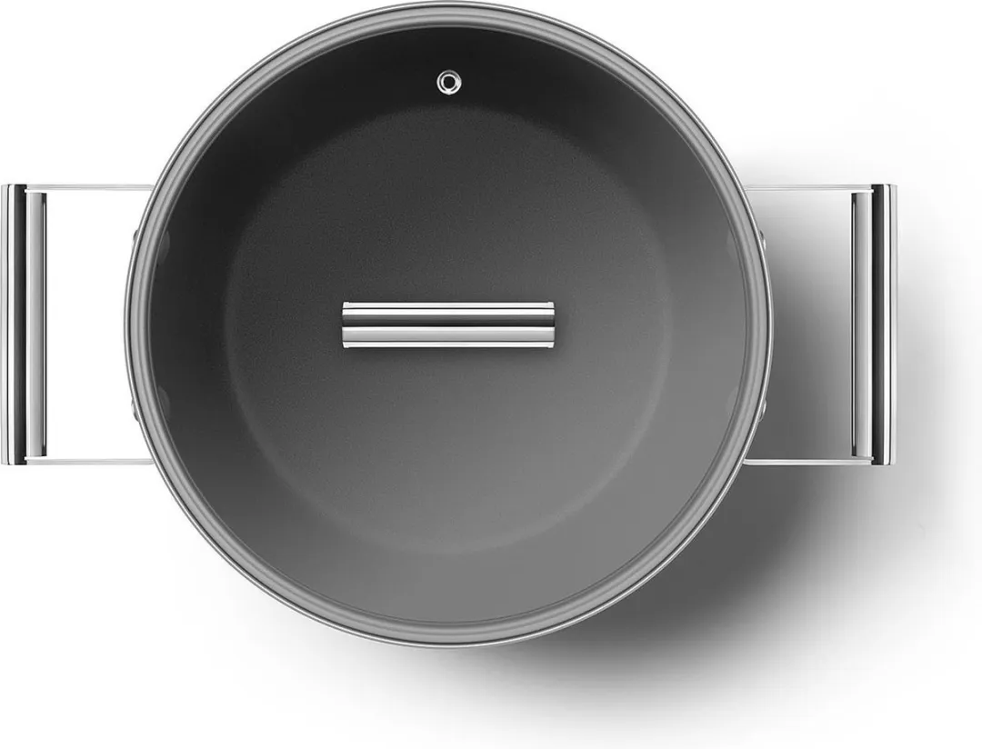 Smeg Kookpan 24cm Rood - 4.6L