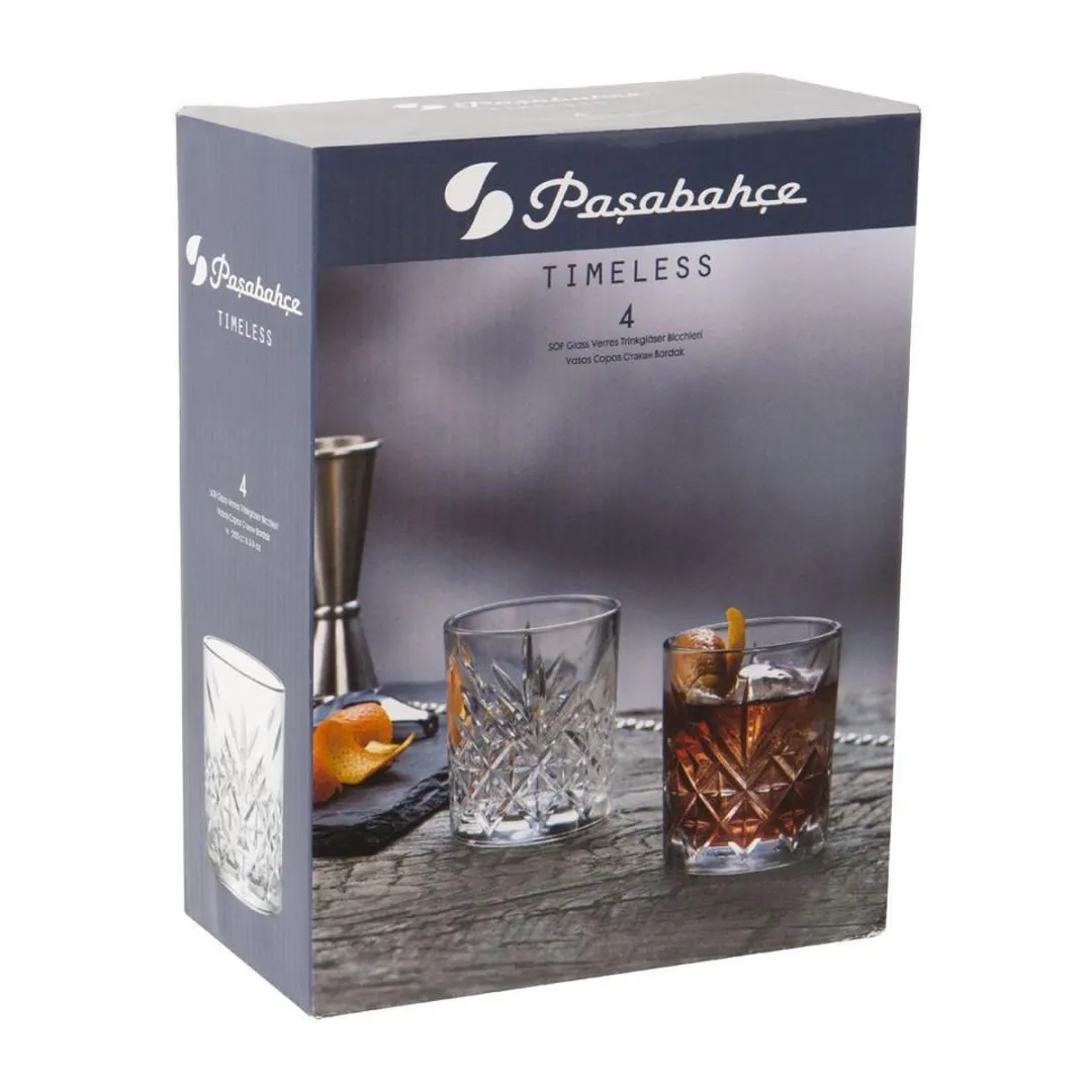 Pasabahce Timeless Tumbler 20,5cl - 4 Stuks