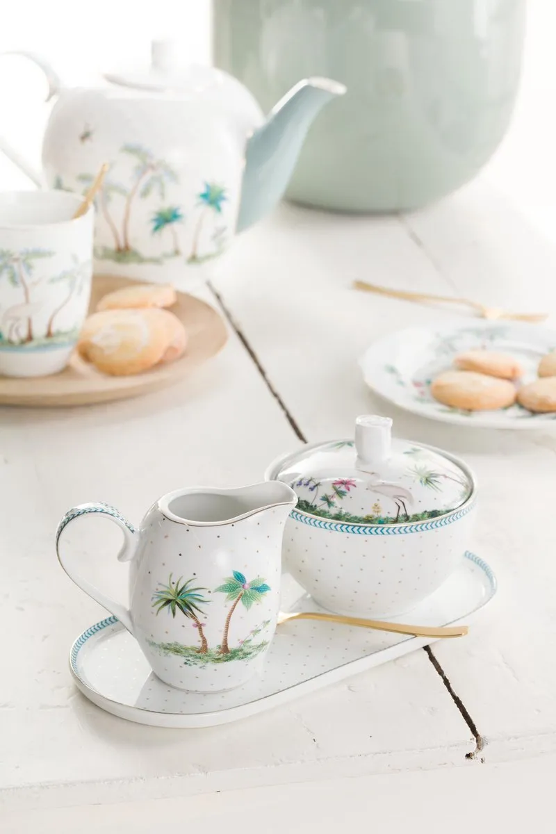 Pip Studio Julie Dots Schotel 51.018.152 - Wit