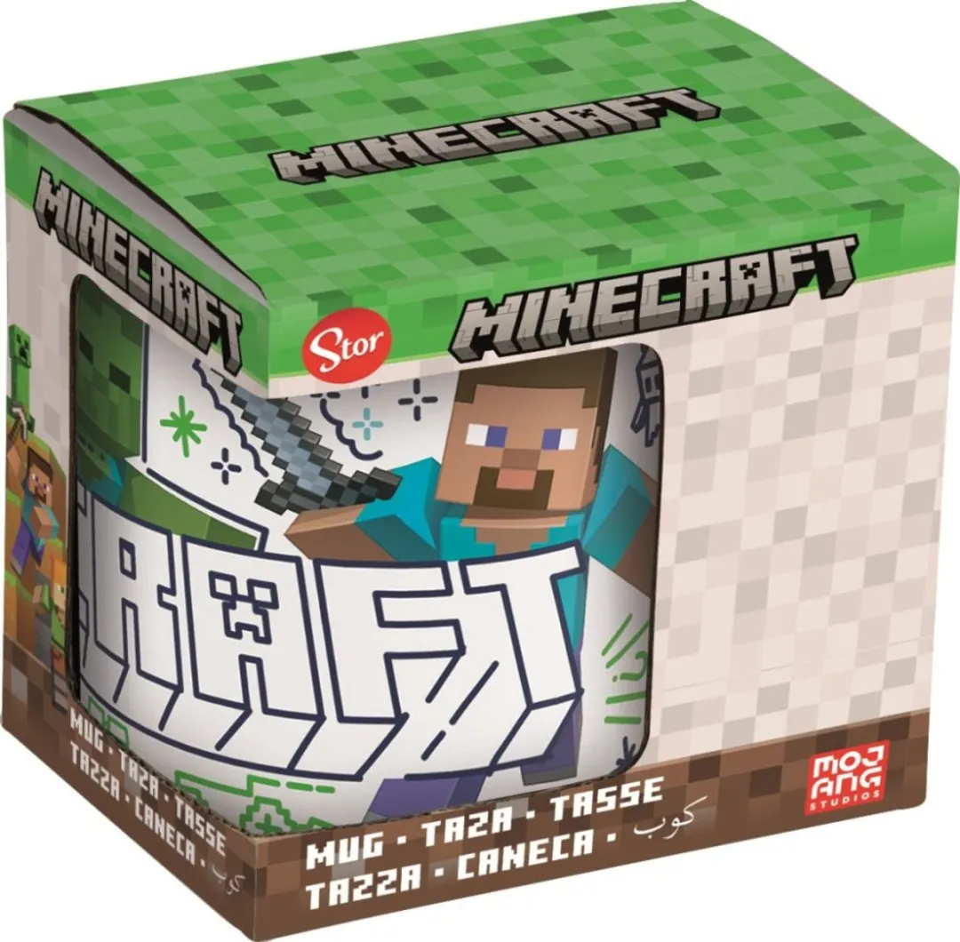 Minecraft Porseleinen Mok 235ml - Geschenkdoos