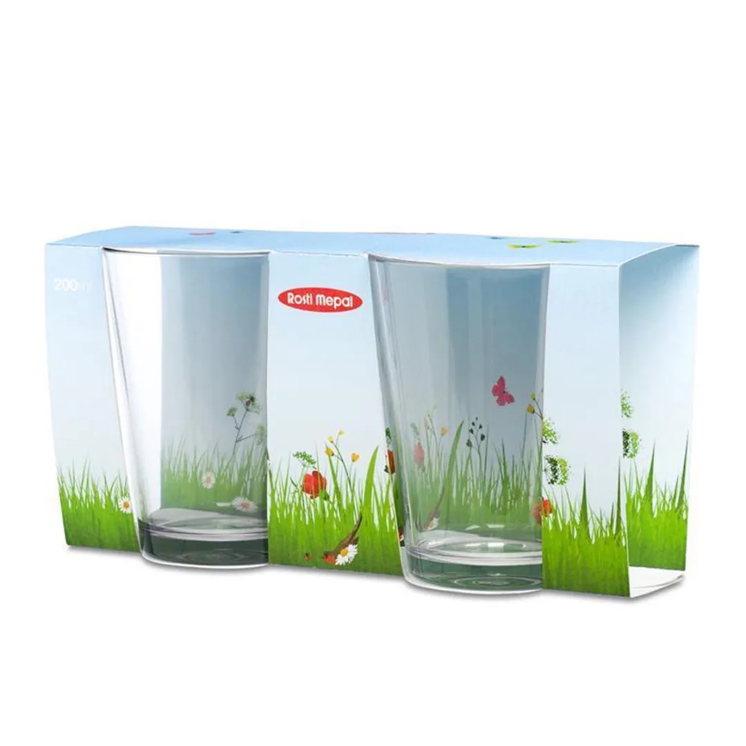Mepal Glas 200ml - Transparant - 2 Stuks
