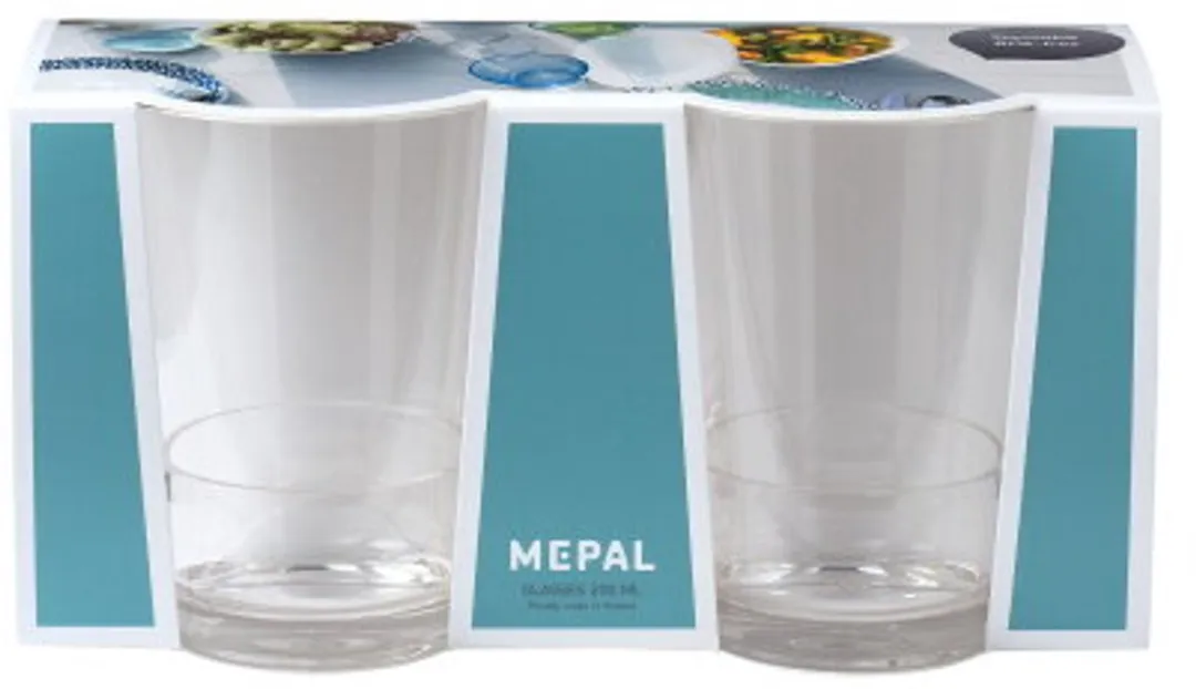 Mepal Glas 200ml - Transparant - 2 Stuks