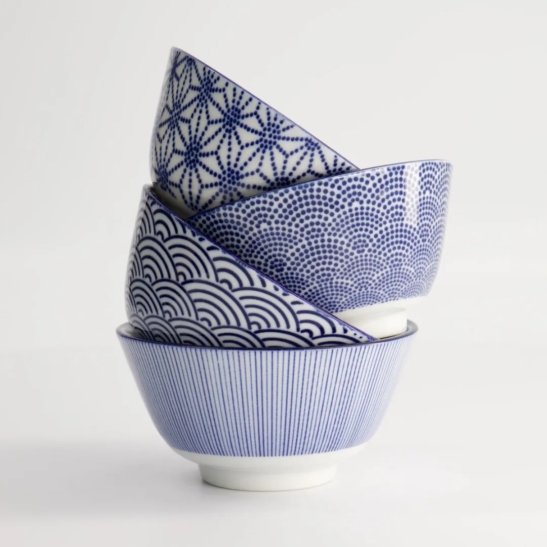 Tokyo Design Studio Nippon Blue Rijstkommen