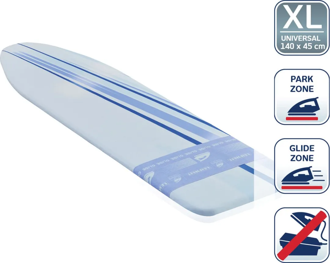 Leifheit Thermo Reflect Glide & Park Strijkplankovertrek 71612 - Blauw