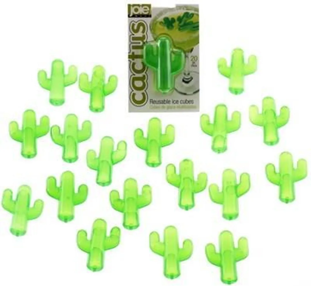 Joie Cactus Herbruikbare IJsblokjes - 20 Stuks - Groen
