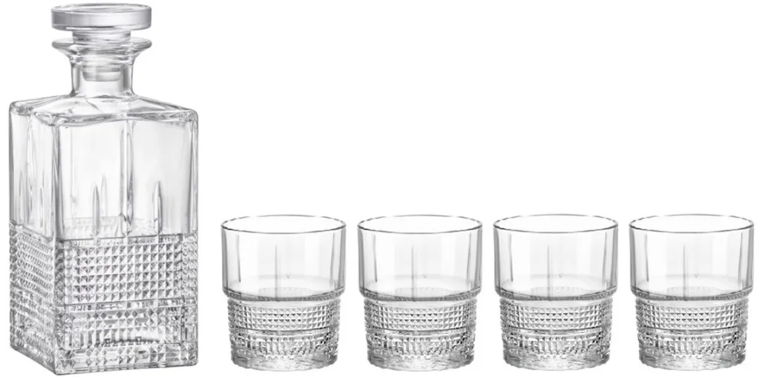 Bormioli Rocco Novecento Whiskeyset 7-delig