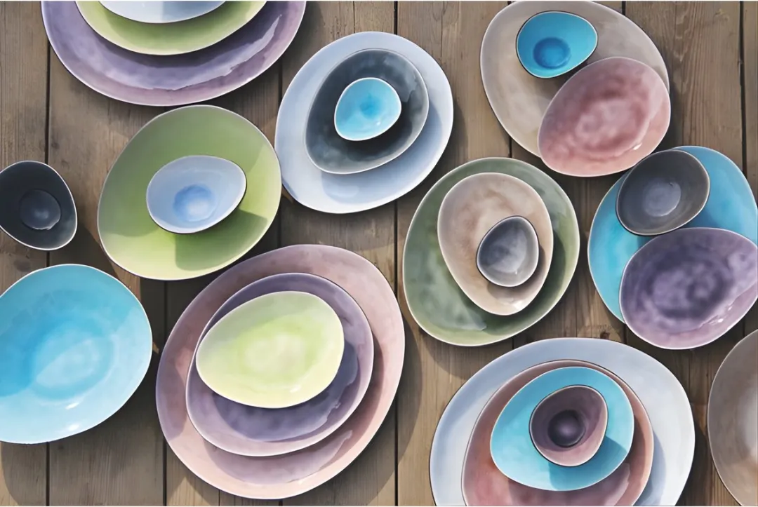 Cosy&Trendy Streetfood Festival Schaal - Ovaal - 8.5 cm x 7 cm x 4.5 cm - Set-10