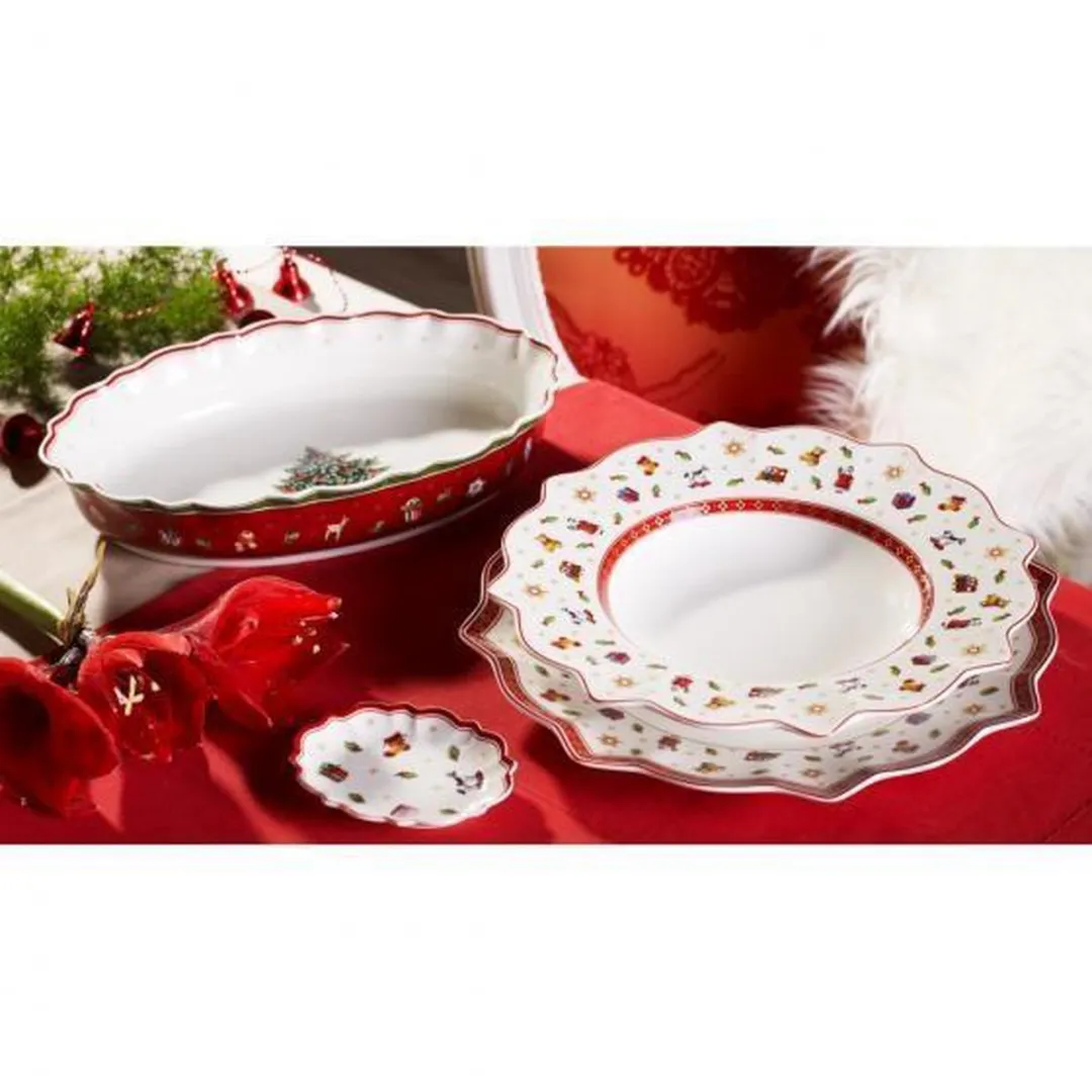 Villeroy & Boch Toy's Delight Soepbord 26cm - Wit/Rood