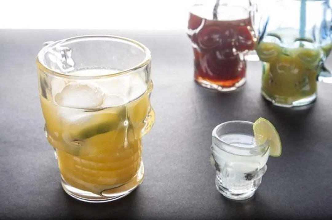 Cosy&Trendy Bierglas Skull 50cl - Transparant