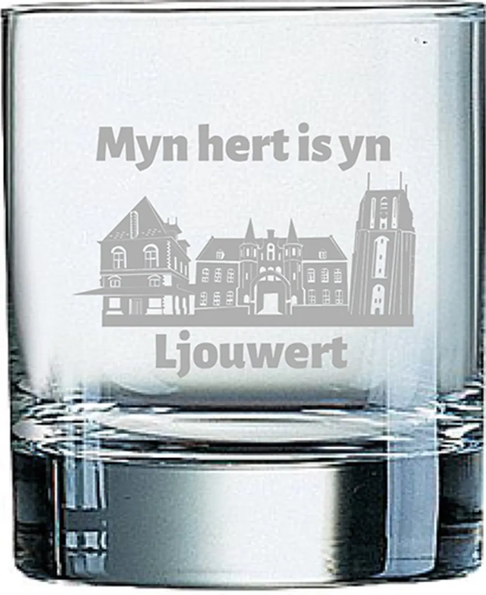 Arcoroc Ljouwert Gegraveerd Whiskeyglas 20cl