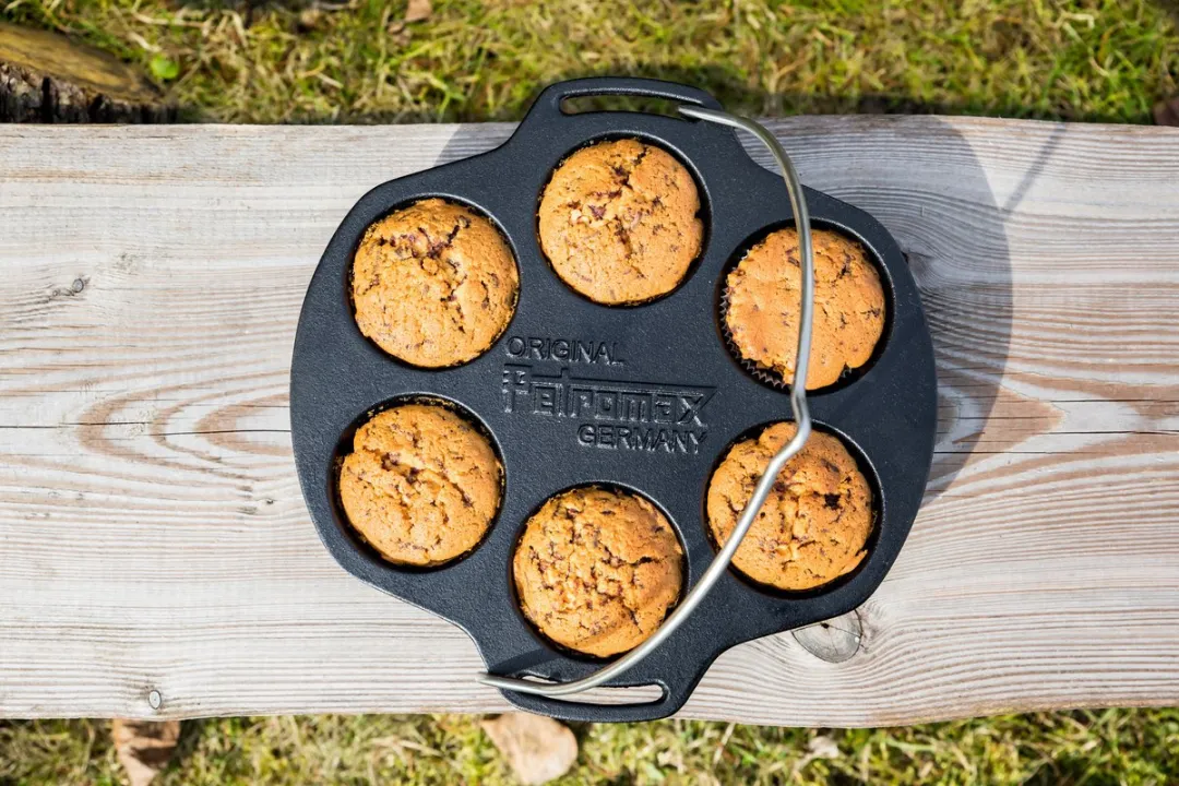 Petromax Gietijzeren Muffinpan 27cm - Zwart - afbeelding 6 van 6